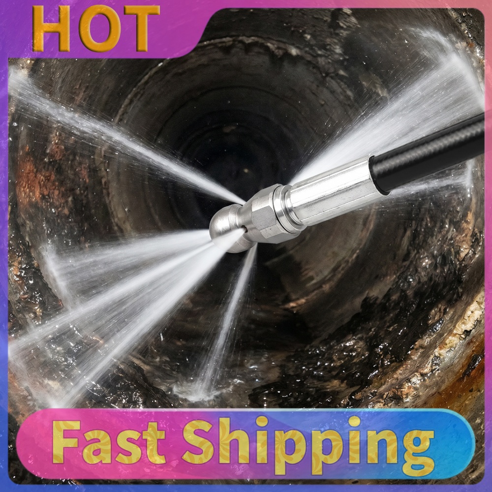 Vacuum Chamber Kit With Pump - 10M Drain Pipe Unclogging Kit With