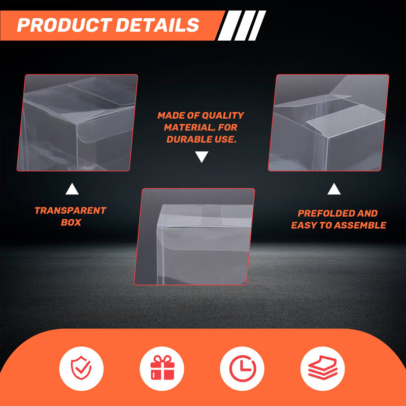 50Pcs Clear Plastic Boxes for  - Packaging ulasan dan harga