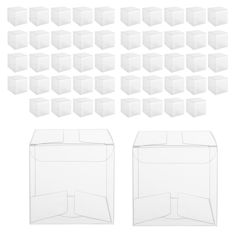 50Pcs Clear Plastic Boxes for  - Packaging ulasan dan harga