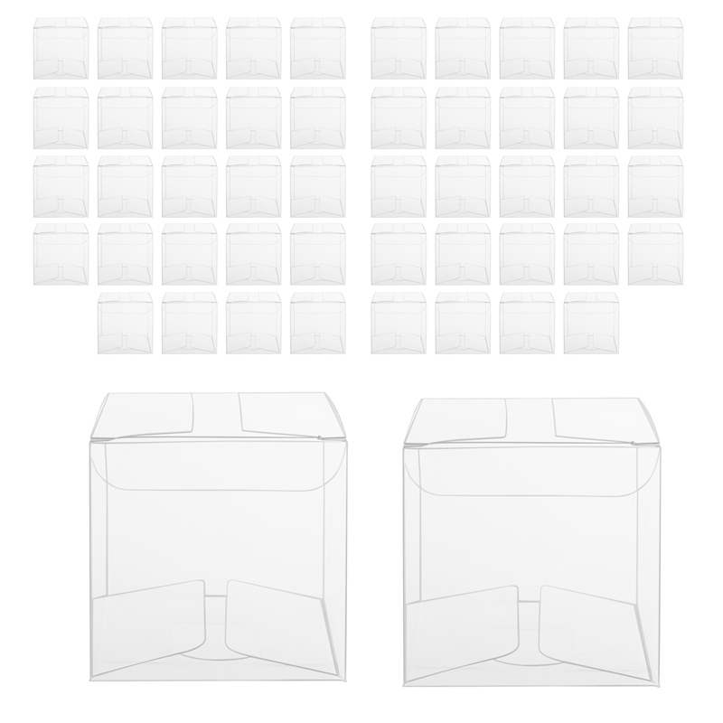 50Pcs Clear Plastic Boxes for  - Packaging ulasan dan harga