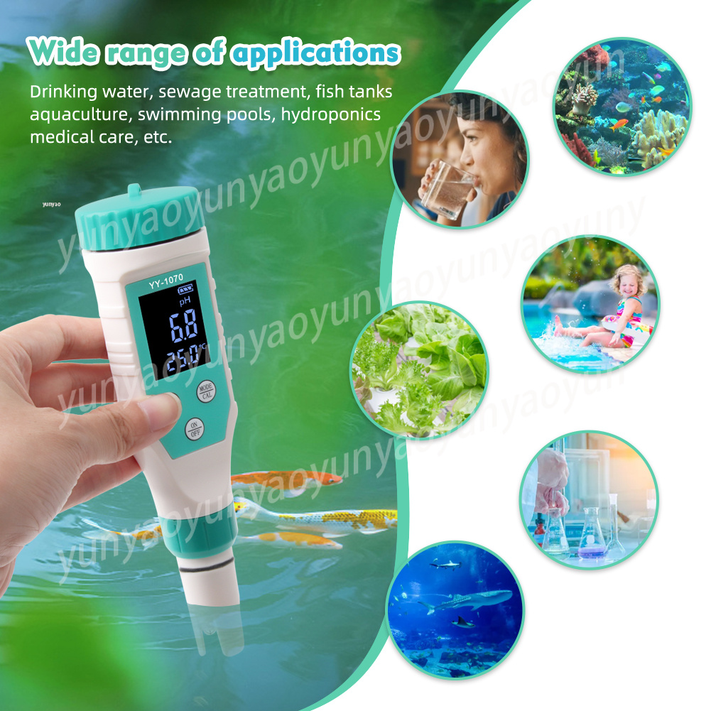 7 in 1 Digital Water Quality T - Ph Meter Digital Water Tester ulasan dan harga