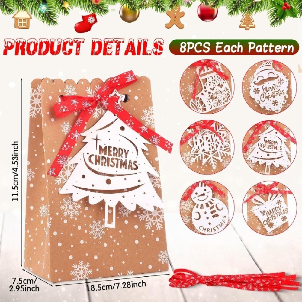 6/12Pcs Christmas Snowflake Pa - Packaging ulasan dan harga