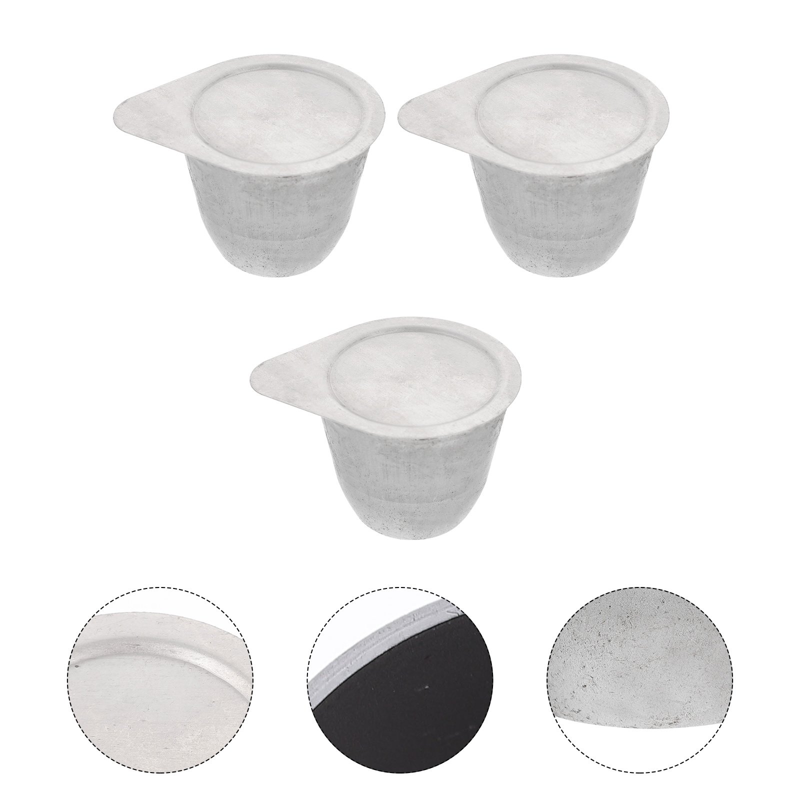 5Pcs Nickel Crucible with Lid  - Industrial Tools ulasan dan harga