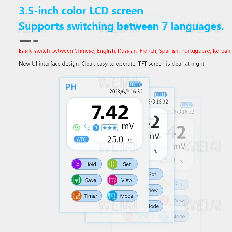 IKEME Digital PH Meter High Ac - Ph Meter Digital Water Tester ulasan dan harga