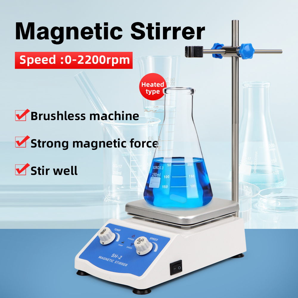 SH-2 Heating Magnetic Stirrer  - Lab Magnetic Stirrer Hot Plate ulasan dan harga
