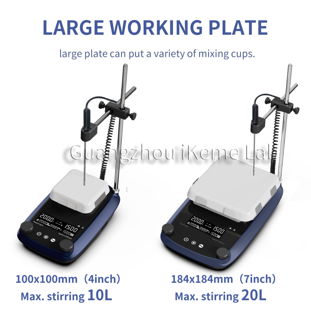 IKEME LCD Digital Display Magn - Lab Magnetic Stirrer Hot Plate ulasan dan harga