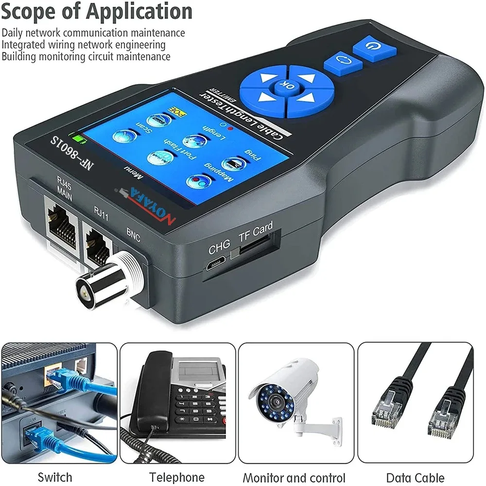 NOYAFA Line Finder Network tes - Test Instruments ulasan dan harga