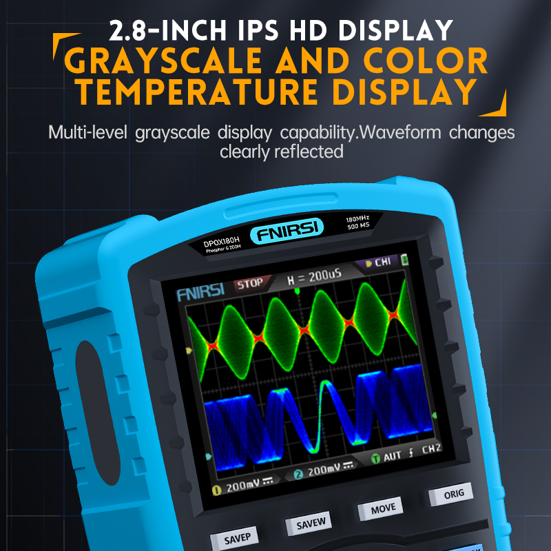 FNIRSI DPOX180H Handheld Phosp - Fnirsi Digital Oscilloscope Handheld ulasan dan harga