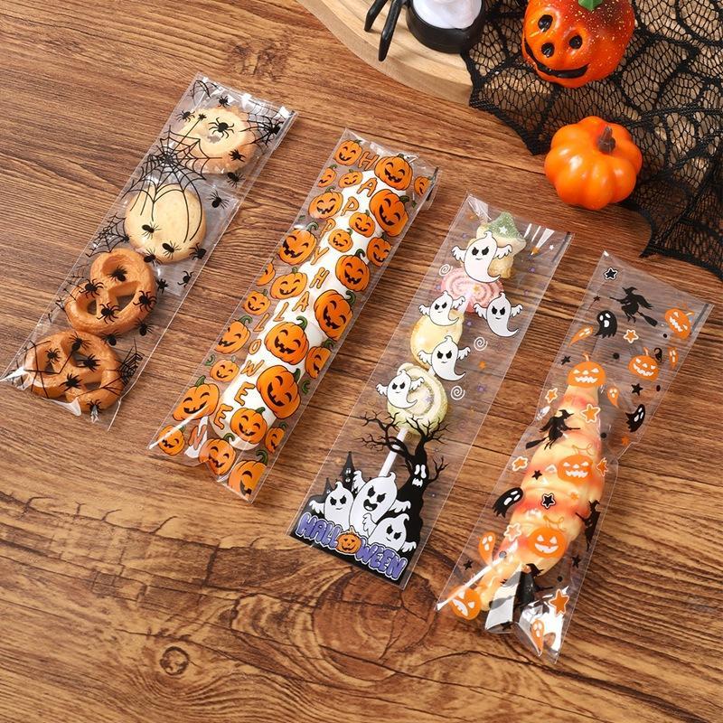 50/100Pcs Halloween Self Adhes - Packaging ulasan dan harga